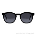 Women Trendy Bevel Square Acetate Polarized Sunglasses